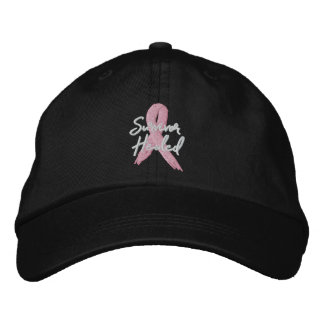 Gorra Bordada Superviviente del cáncer curado