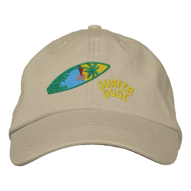 Gorra Bordada Surfer Dude Embroidered Cap (Anverso)