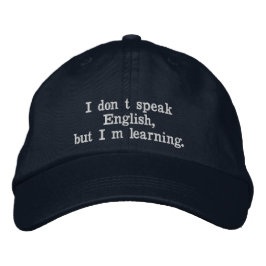 Gorra Bordada TalkCap - English