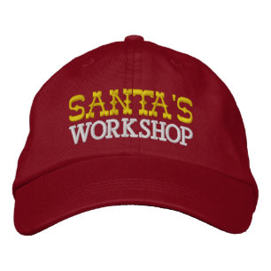 Gorra Bordada Taller de Santa Claus