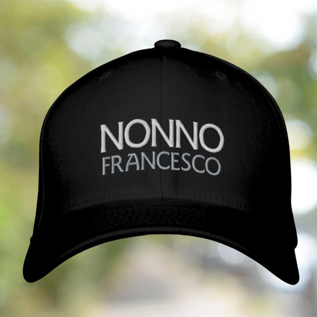 Gorra Bordada Tapa borrosa no personalizada (Nonno Personalized Embroidered Hat)