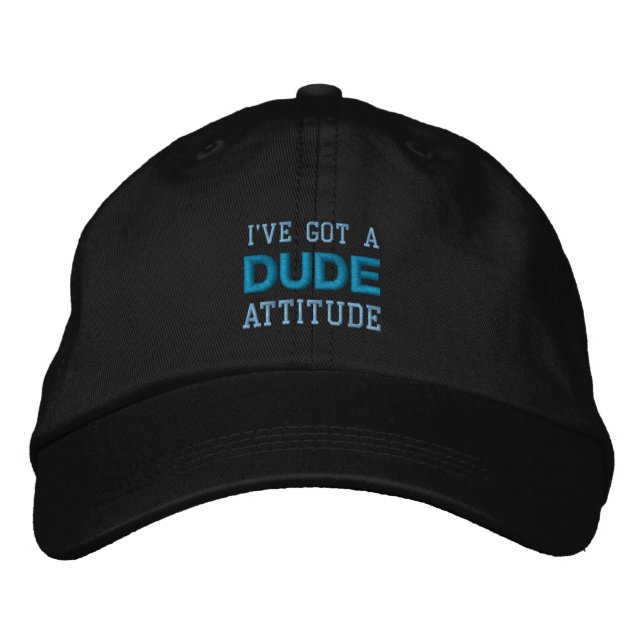 Gorra Bordada Tapa de ACTITUD DUDE (Anverso)