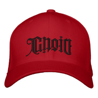 Gorra Bordada Tapa de ambigrama de elección/destino