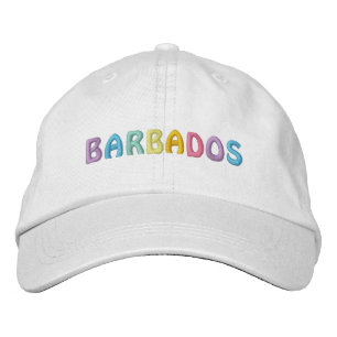 Gorra Bordada Tapa de BARBADOS