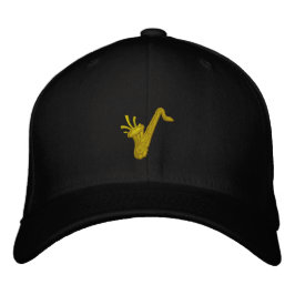 Gorra Bordada Tapa de barrido saxofoniano
