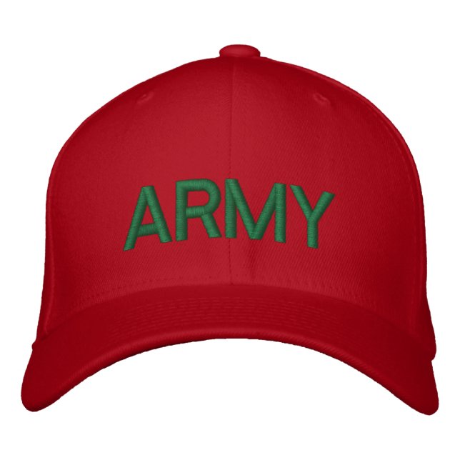 GORRA BORDADA TAPA DE BÉISBOL DEL EJÉRCITO (Anverso)