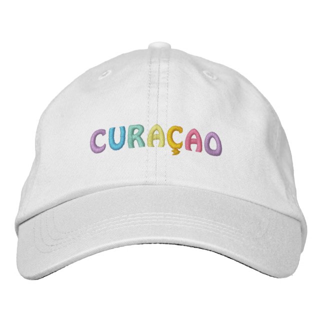 Gorra Bordada Tapa de CURAÇAO (Anverso)