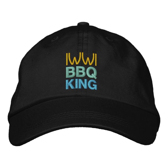 Gorra Bordada Tapa de KK BBQ (Anverso)