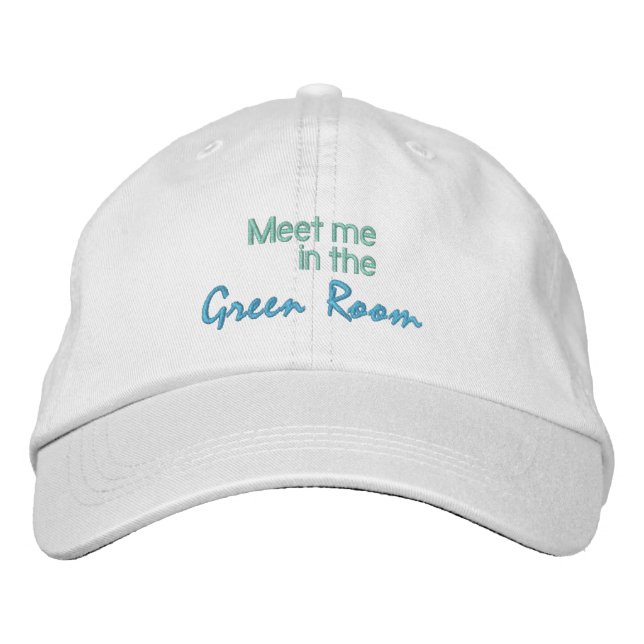Gorra Bordada Tapa de la habitación VERDE (Anverso)