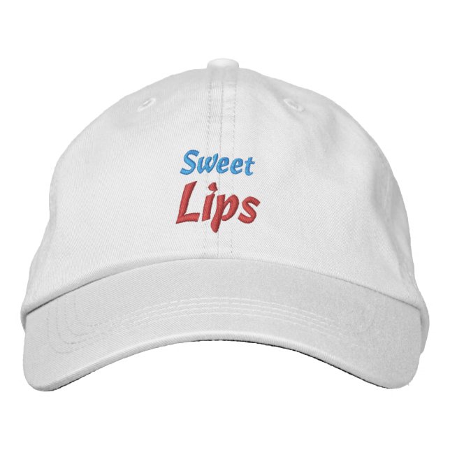 Gorra Bordada Tapa de LIPS DULCE (Anverso)