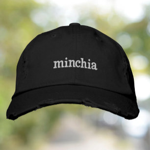Gorra Bordada Tapa de Minchia bordada