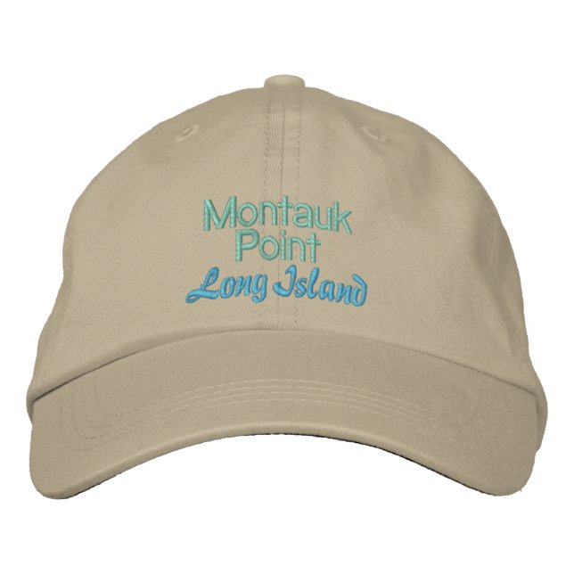 Gorra Bordada Tapa de MONTAUK POINT (Anverso)