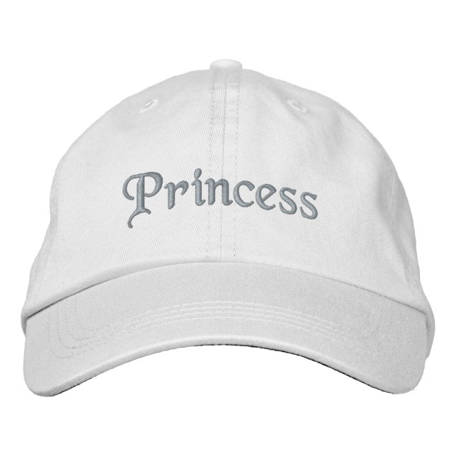 Gorra Bordada Tapa de PRINCESS (Anverso)