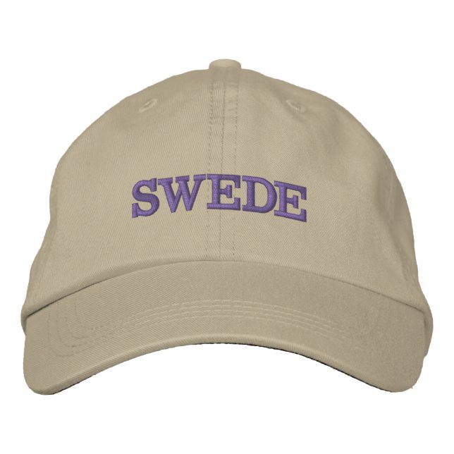 Gorra Bordada Tapa de SWEDE (Anverso)
