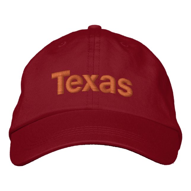 Gorra Bordada Tapa de Texas (Anverso)