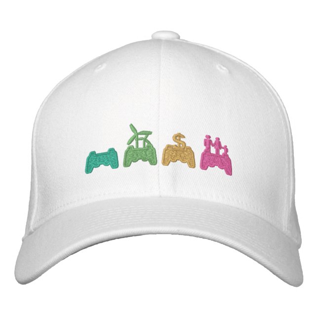 Gorra Bordada Tapa del icono G4C (Anverso)