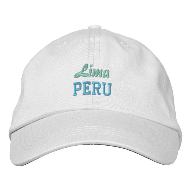 Gorra Bordada tapa PERU (Anverso)