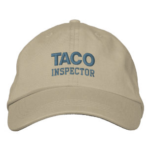Gorra Bordada Tapa TACO INSPECTOR (monotona)