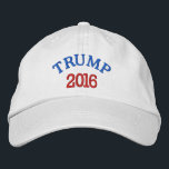 Gorra Bordada Tapón ajustable básico TRUMP 2016<br><div class="desc">TAPA ADJUSTABLE BÁSICA TRUMP 2016 (BLANCO). ¡TRUMP POR EL PRESIDENTE!</div>