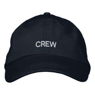 Gorra Bordada Tapón ajustable con bordado de la tripulación