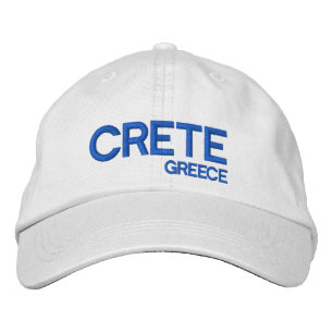 Gorra Bordada Tapón ajustable de Grecia Creta*