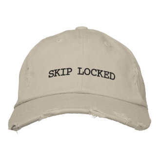 Gorra Bordada Tapón bordado "SKIP LOCKK"