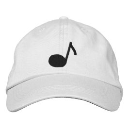 Gorra Bordada Tapón con barrido de nota musical