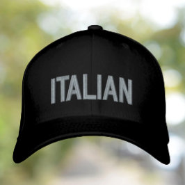 Gorra Bordada Tapón con bordado italiano