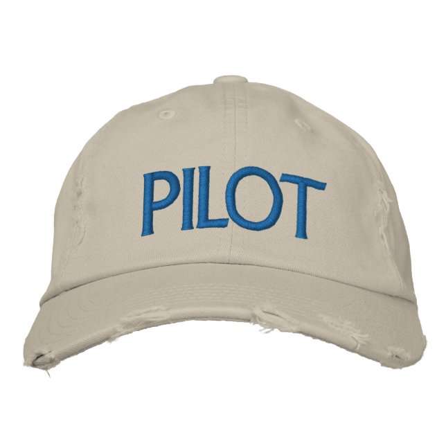 Gorra Bordada Tapón con bordado piloto (Anverso)