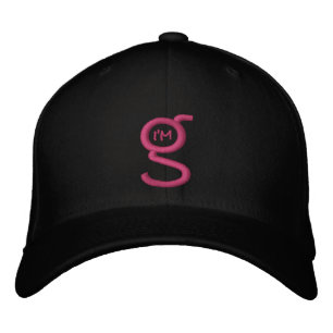Gorra Bordada Tapón de ajuste flexible negro con logotipo Blinda