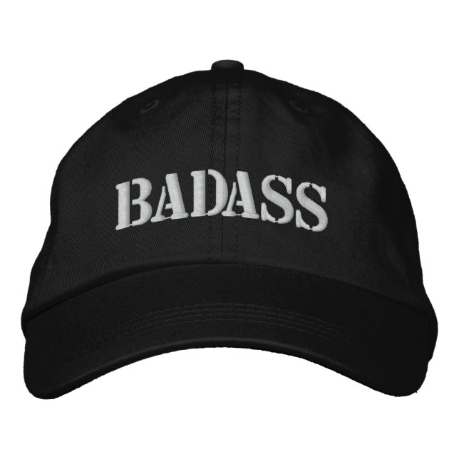 GORRA BORDADA TAPÓN DE BADASES BORRADO (Anverso)