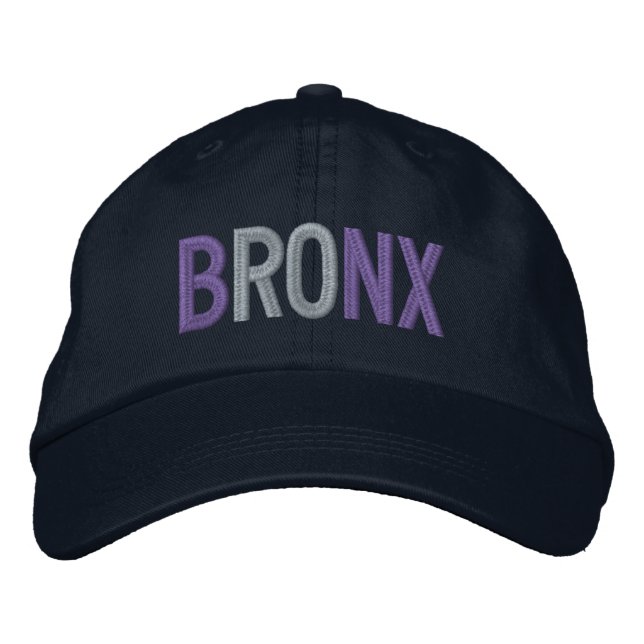 GORRA BORDADA TAPÓN DE BÉISBOL BRONX EMBROIDEADO (Anverso)