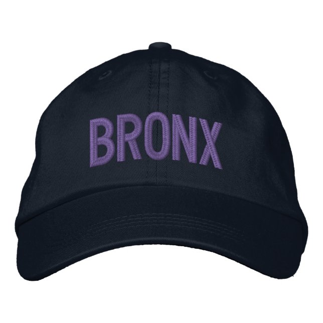 GORRA BORDADA TAPÓN DE BÉISBOL BRONX EMBROIDEADO (Anverso)