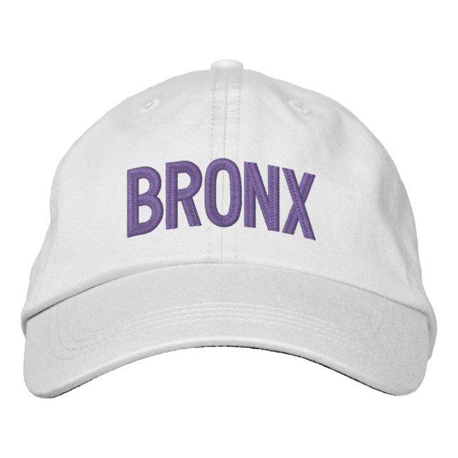 GORRA BORDADA TAPÓN DE BÉISBOL BRONX EMBROIDEADO (Anverso)
