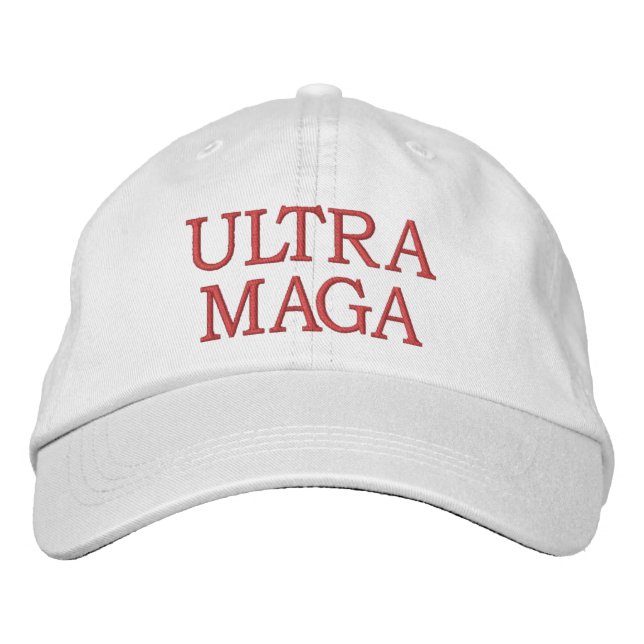 GORRA BORDADA TAPÓN DE BÉISBOL ULTRA MAGA EMBROIDADO (Anverso)