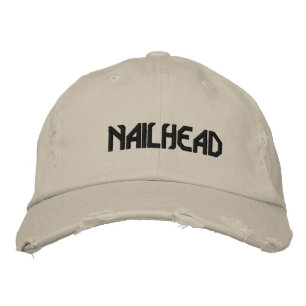 GORRA BORDADA TAPÓN DE CABEZA DE NAILHEAD