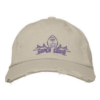 Gorra Bordada Tapón de calamar con angustia