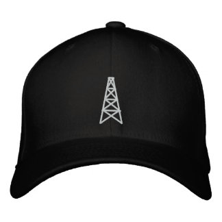 Gorra Bordada Tapón de campo de aceite (cuello ancho)