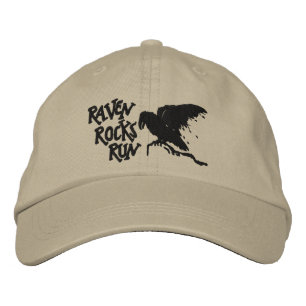 Gorra Bordada Tapón de carreras de rocas de raven