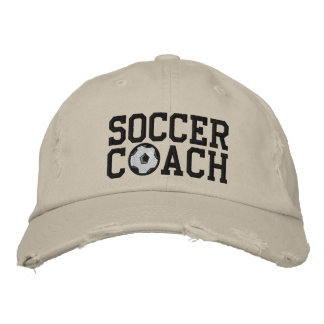 Gorra Bordada Tapón de entrenador de fútbol