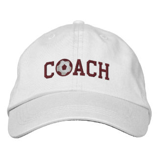 Gorra Bordada Tapón de entrenador de fútbol