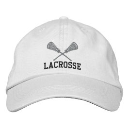 Gorra Bordada Tapón de Lacrosse bordado