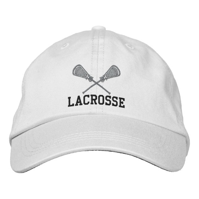 Gorra Bordada Tapón de Lacrosse bordado (Anverso)