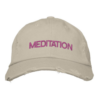 Gorra Bordada Tapón de MEDITACIÓN