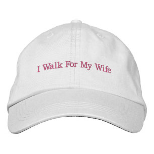 Gorra Bordada Tapón de sensibilización sobre el cáncer de mama