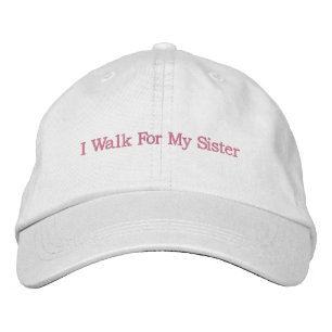 Gorra Bordada Tapón de sensibilización sobre el cáncer de mama