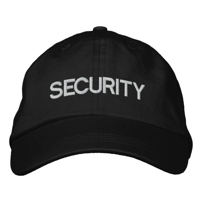 Gorra Bordada Tapón/Gorra ajustable del equipo de seguridad (Anverso)