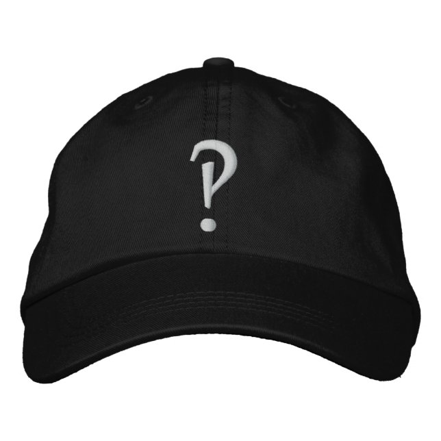 Gorra Bordada Tapón Interrobang (Anverso)
