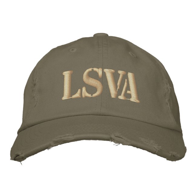 Gorra Bordada Tapón LSVA en problemas (Anverso)