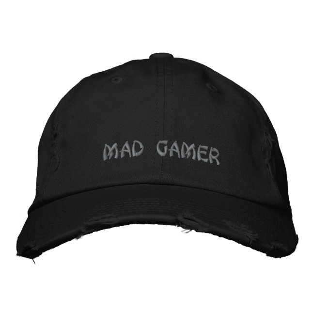 Gorra Bordada Tapón Mad Gamer (Anverso)